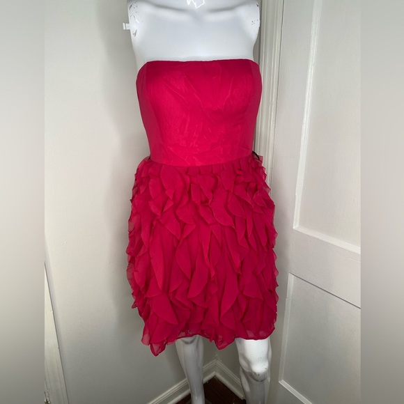 aiden Aiden Mattox NWT Elegant Strapless Pink Dress PICTURED AS IS - Picture 1 of 10